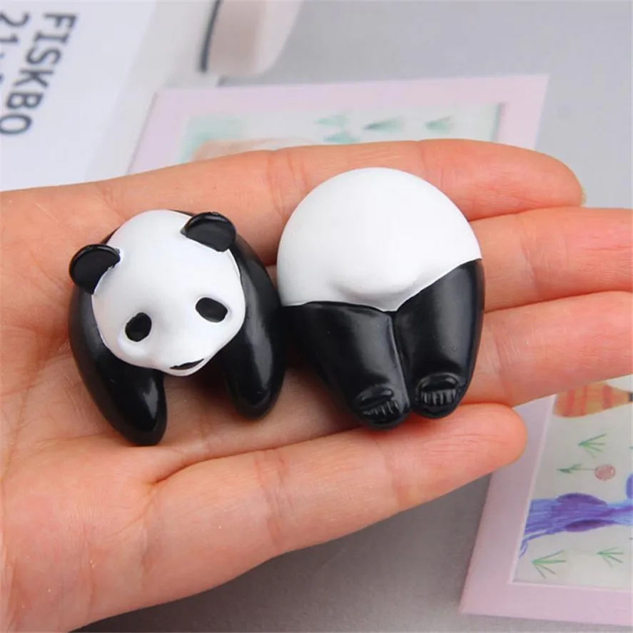 Новинка креативные магниты на холодильник 2 шт. милые панды наклейки магнит