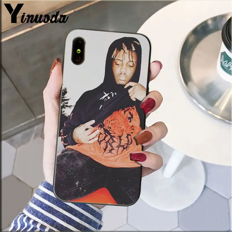 Мягкий силиконовый чехол Yinuoda Juice WRLD из ТПУ для телефона Apple iPhone 8 7 6 6S Plus X XS MAX 5 5S SE XR