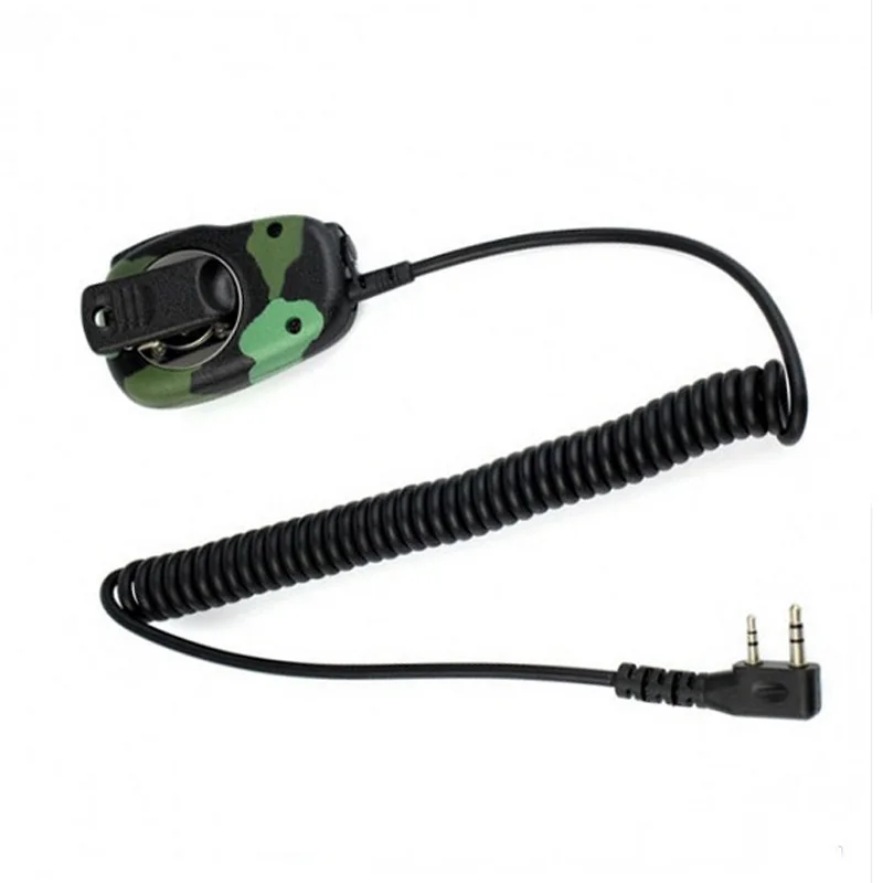 2PIN камуфляж ручной Динамик микрофон для Baofeng UV-5R двухстороннее радио портативная