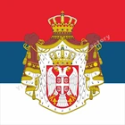 Флаг Председателя Национальной сборки Сербии 120x см (4x4 фута) г 100D полиэстер, высококачественный баннер с двойной строчкой