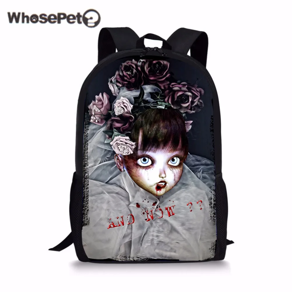 WHOSEPET ранец с единорогом в стиле панк Книга сумка Лидер продаж Модные классные
