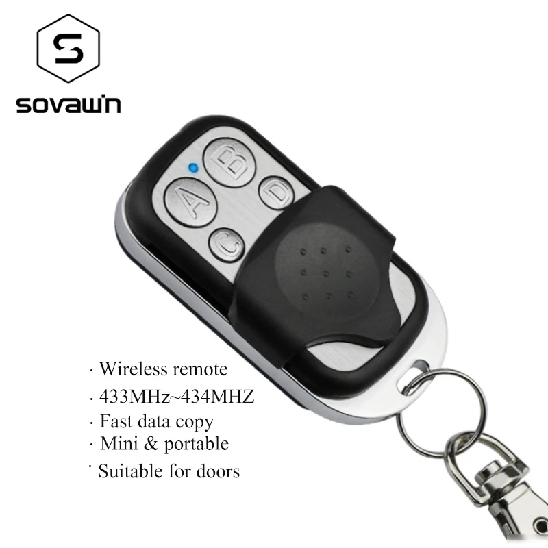 Universal Remote Control Duplicator 433mhz Wireless RF Garage Fast Copy 4 Channel Mini for Flap door Curtain Door | Электроника