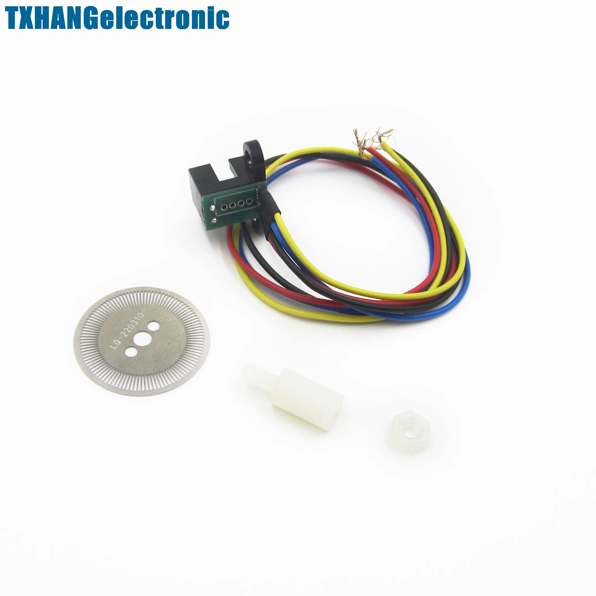 Фотоэлектрический датчик скорости кодировочное колесо с кодовым кодом для