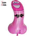 Надувной алюминиевый пенис для невесты, забавный воздушный шар для секса, украшение для девичника, товары для интима для взрослых