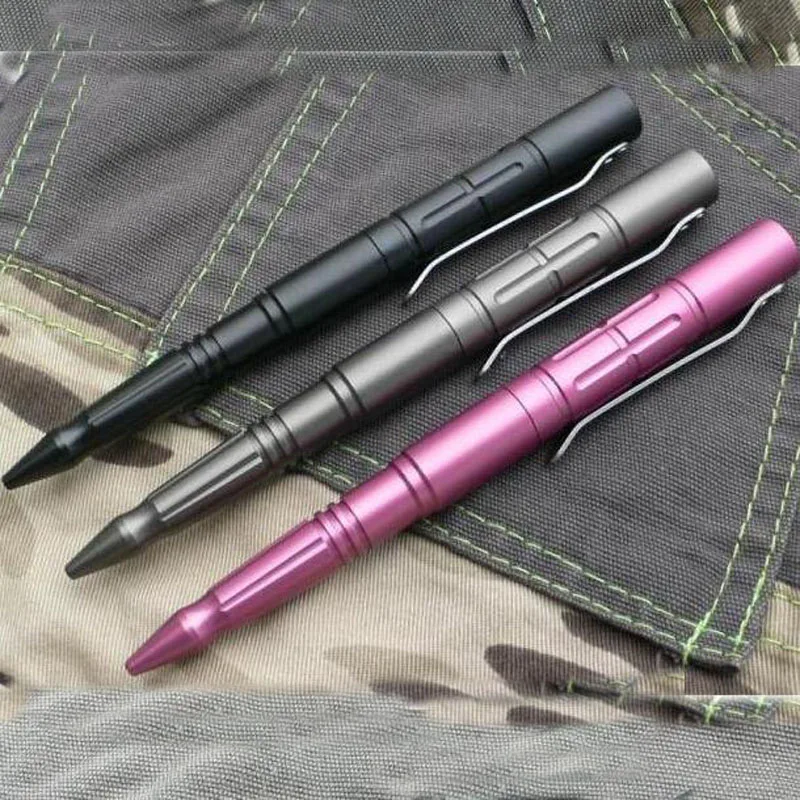 Самооборона EDC инструмент Тактическая Ручка Выживание Портативный алюминиевый