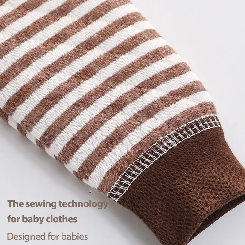 Зимняя детская одежда комплект для мальчиков и девочек с длинным рукавом