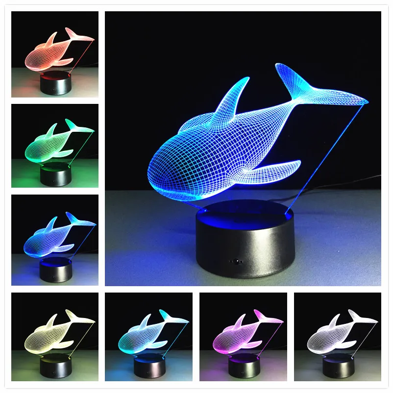 Usb Led 3d лампа стерео и свет акриловый подарок на день рождения внешний аккумулятор