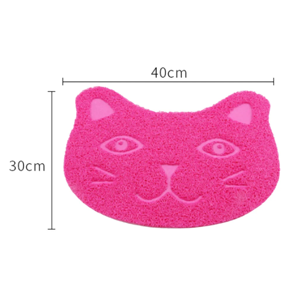 Pet Cat коврик для туалета ПВХ водонепроницаемый котенок милый кошачий с рисунком