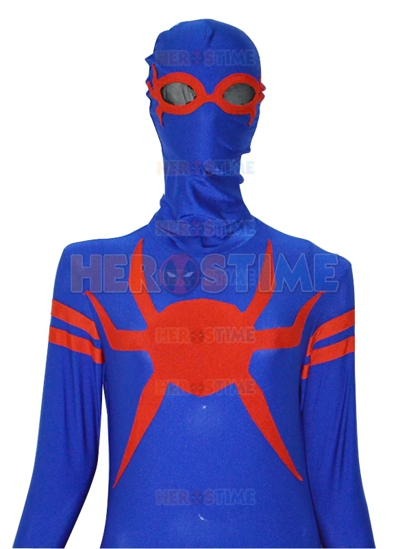 Special Royal Blue &amp Red Spider-man Superhero Costume Spandex Fullbody Zentai Suit Cheap Sell Free Shipping | Тематическая
