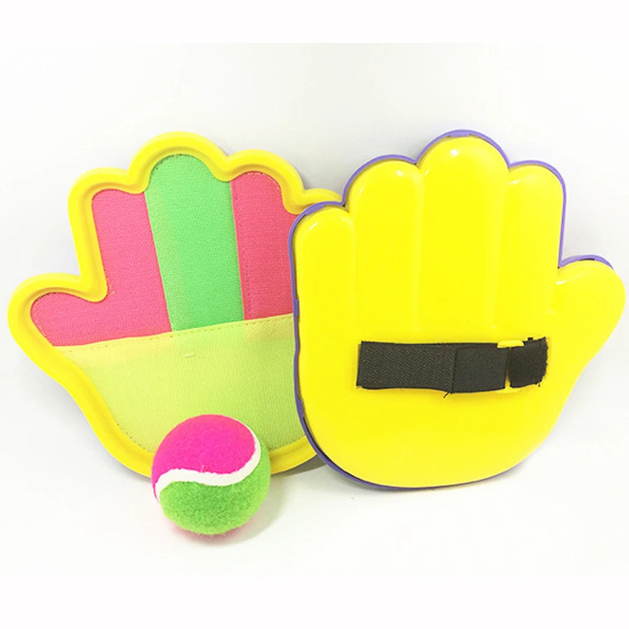 Уличный флуоресцентный мяч для детей двойная игра спортивная семейный родитель