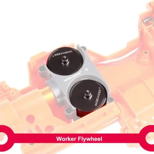 Модифицированный маховик Worker Mod обновленное металлическое косое колесо для Nerf