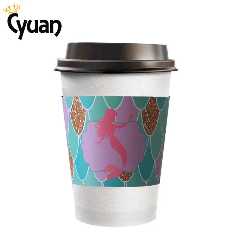 24 шт. русалка вечерние украшения Наклейка для бутылок с водой ярлыки Baby Shower или