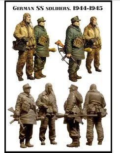 Модель немецкого флага команды гренадиров в масштабе 1/35 набор моделей из смолы