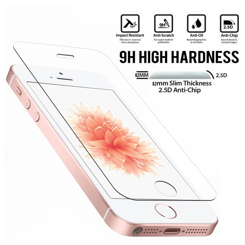 Защитное закаленное стекло для iphone 6 7 5 s se 6s 8 plus XS max XR x экрана на 6S 8|Защитные