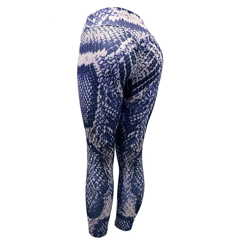 LOOZYKIT 2019 Sexy Women's Yoga Sweatpants Printed Slim Snakeskin Print Fitness leggings Female Workout Hip High Waist Pant | Спорт и