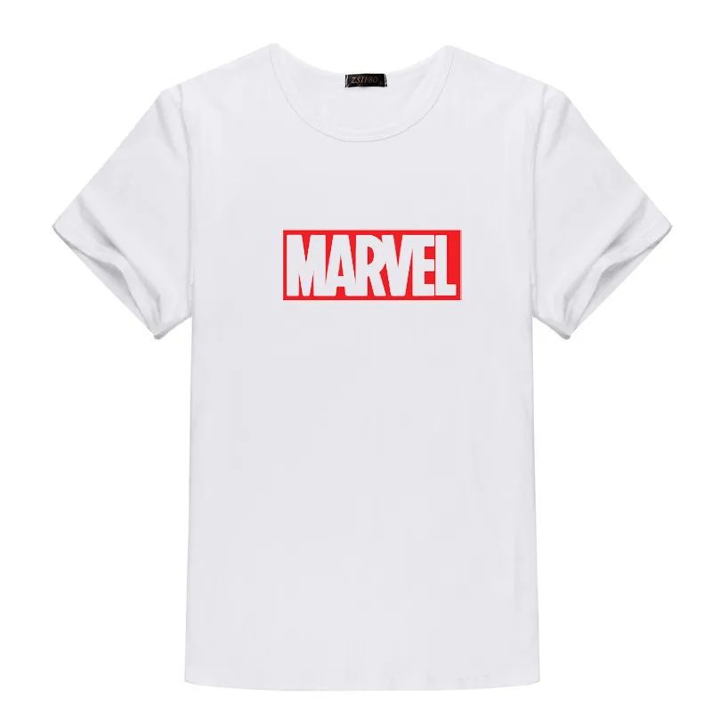 Женская футболка MARVEL с буквенным принтом мстители Повседневная забавная круглым