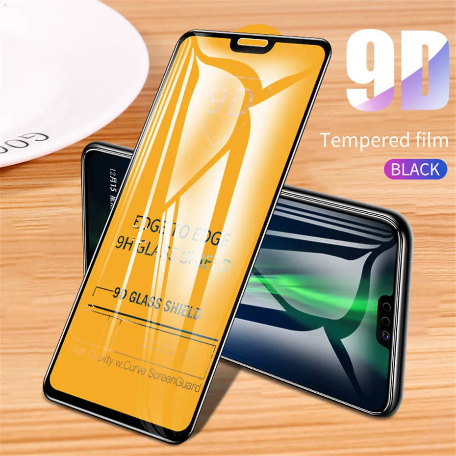 9D стекло для huawei honor 8x полное покрытие экрана протектор для huawe honor 8c BKK-L21 JSN-L22 6,5 дюймовая защитная пленка на hono 8X