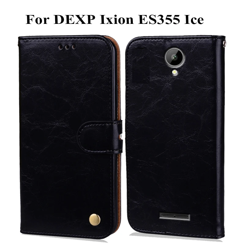 Чехол для DEXP Ixion ES355 Ice откидной из искусственной кожи чехол телефона чехол-книжка