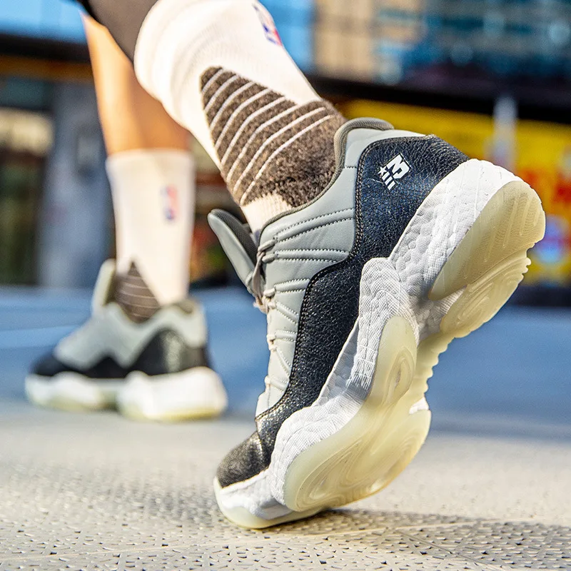 

Popcorn basketball shoes men's low to help wear non-slip basketball shoes 841011808