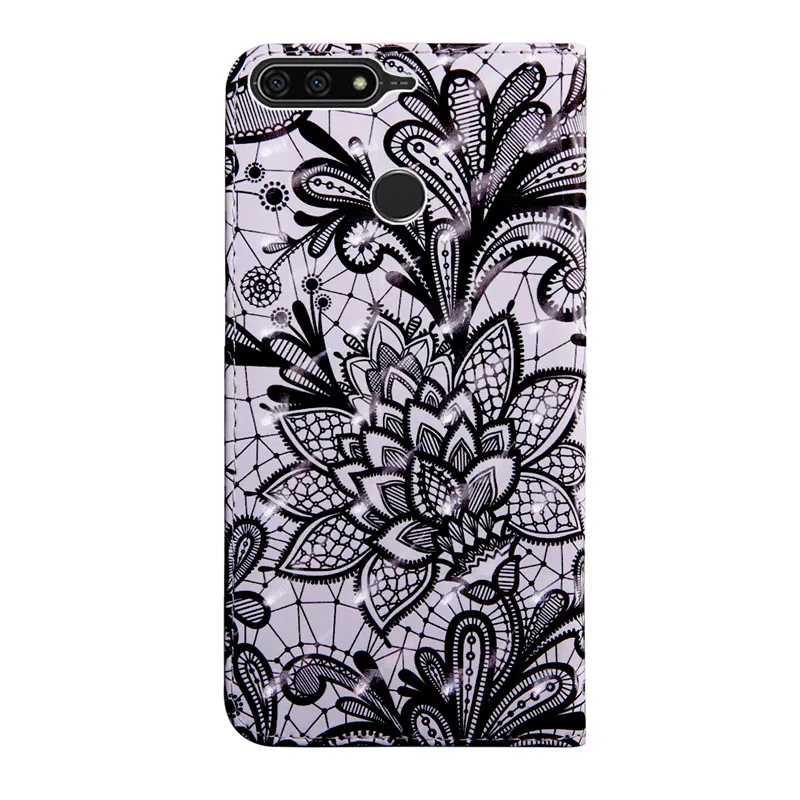 Чехол Wekays для huawei Y6, мультяшный 3D кожаный чехол Fundas для huawei Honor 7A, чехол s для huawei Y 6 Honor 7A 7 A