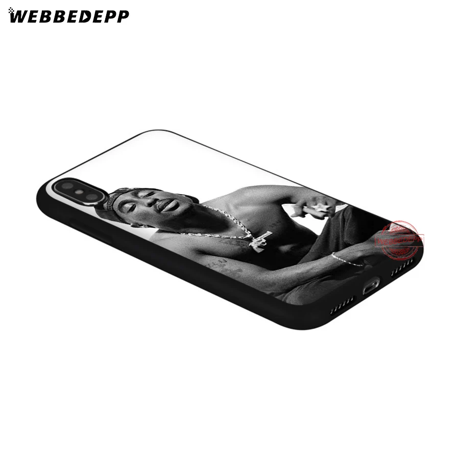 WEBBEDEPP 2pac Tupac и Biggie Мягкий силиконовый чехол для iPhone 8 7 6S 6 Plus 11 Pro XS Max XR X 5 | Мобильные