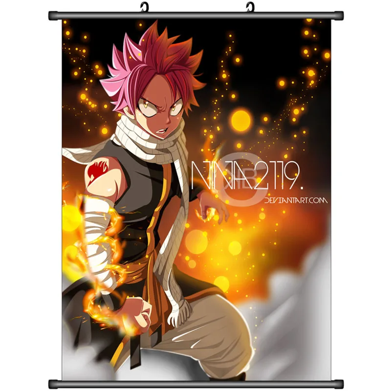 Японские декоративные картины аниме Фея хвост серый Fullbuster &amp Natsu Dragneel Heart filia