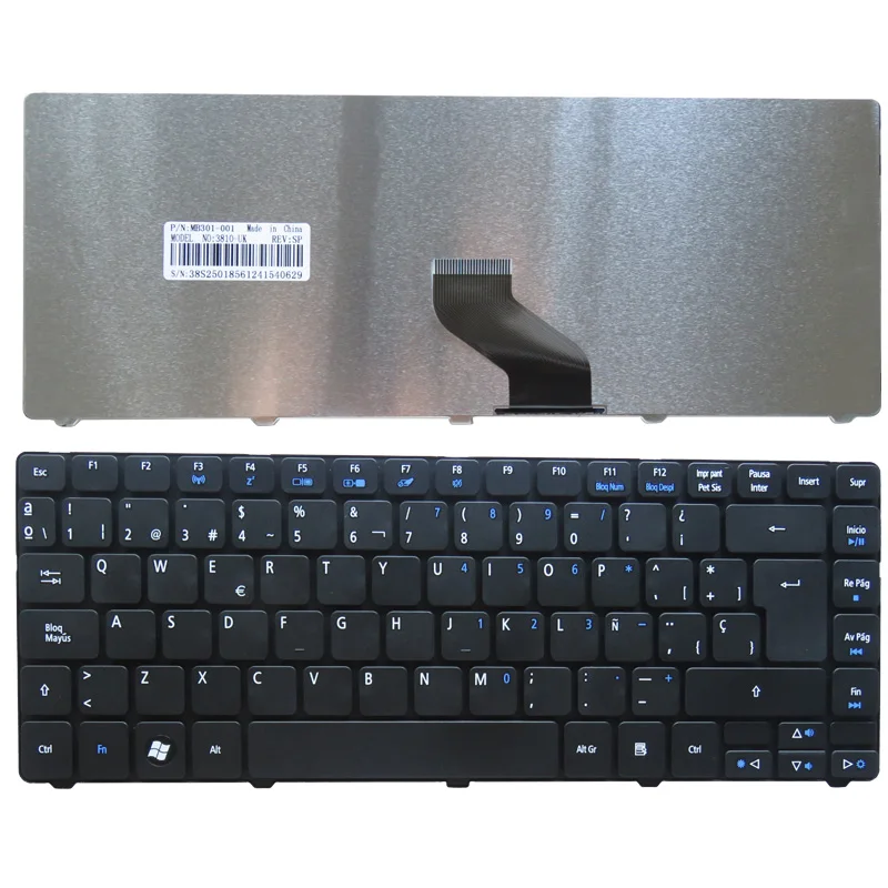 Испанская клавиатура для ноутбука Acer Aspire 4743G 4349 4352 4560G 4560 4750G 4750Z 4739 4752 4752G 4752Z 4752ZG