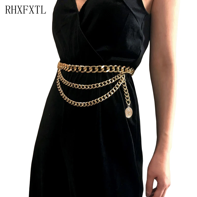 Женский ремень с цепочкой и кисточками брендовый модный пояс для платья