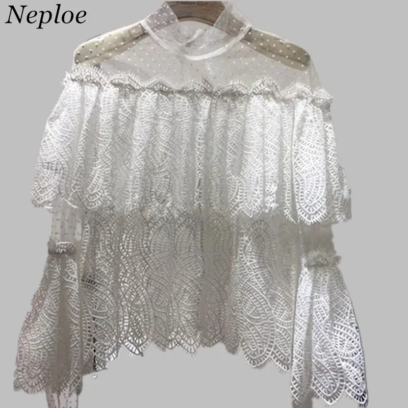 Neploe/лето 2019 Новое поступление женские топы в стиле пэчворк с вырезами Милая