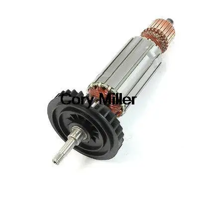 Ротор электродвигателя диаметром 6 мм с резьбой для угловой шлифовальной машины