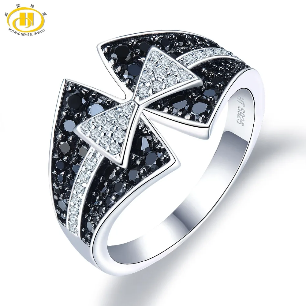 

Natural Spinel Engagement Rings Natural Gemstone 925 Sterling Silver Ring Bowknot Fine Jewelry Classic Female Gift Top Quality