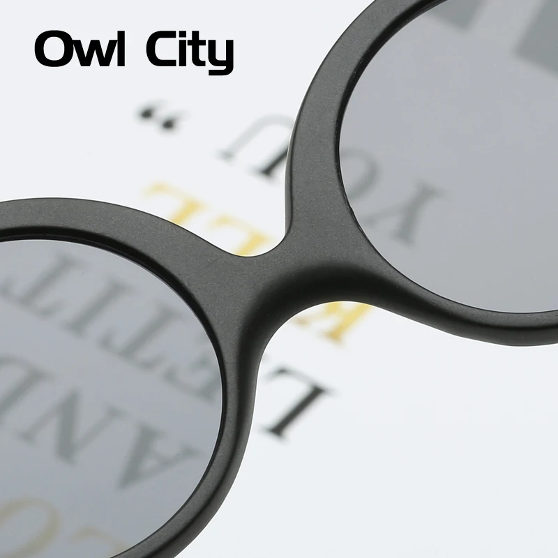 Женские солнцезащитные очки кошачий глаз Owl круглые винтажные в стиле ретро