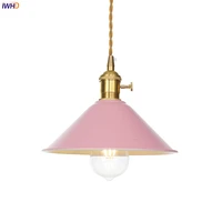 pink led pendant lights creative hanglamp with switch modern nordic pendant lamp bedroom living room decoration lampara colgante