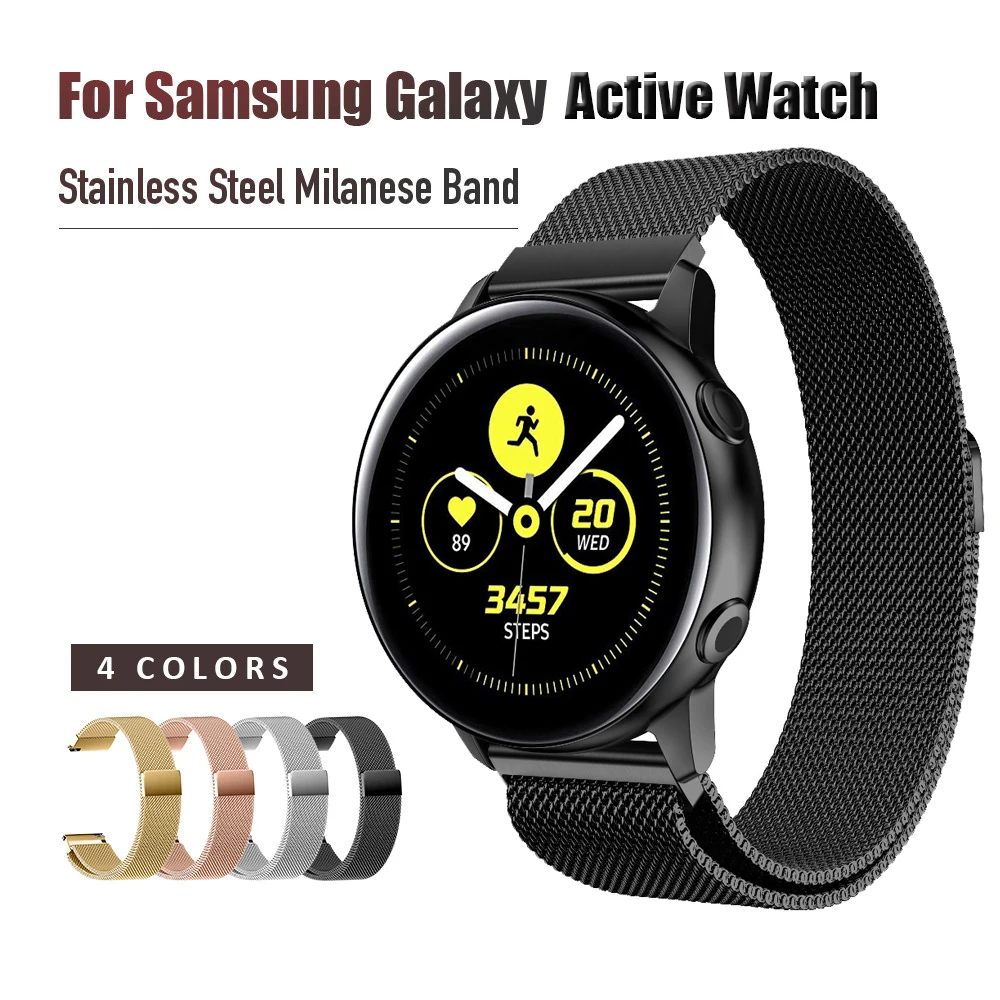 Магнитный ремешок для Samsung Galaxy Smart Watch Active 42 мм 20 матель Миланская Петля из