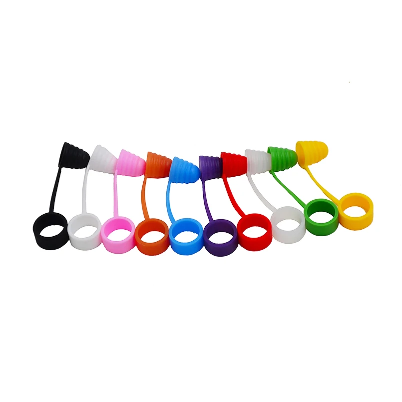 5pcs General silicone sanitary cap with Vape band fit to 19-25mm tank as I JUST S Melo 3 Mini TFV8 Baby Tank Silicone Anti-dust |