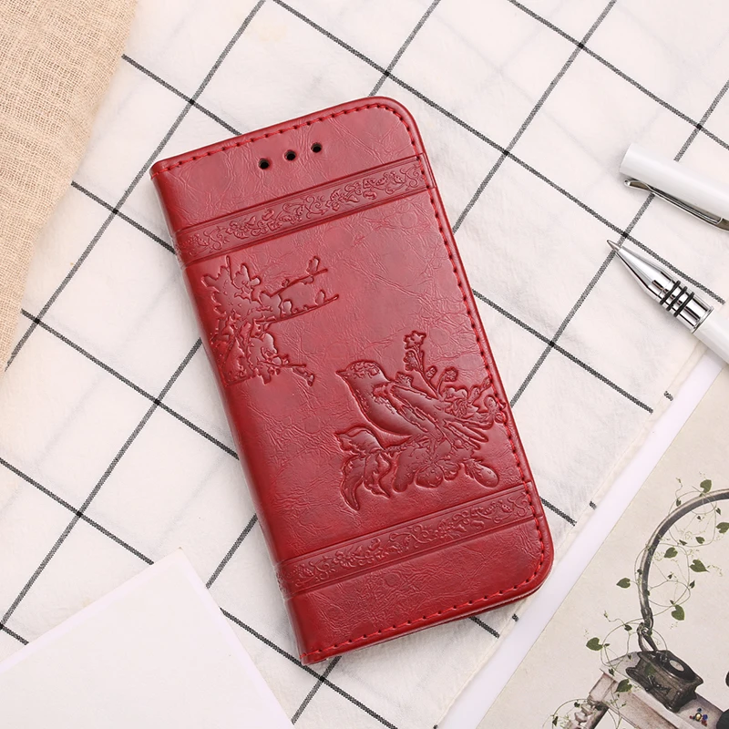 VIJIAR 5 85 &quotдля Ulefone X Fandas чехол Lovebirds дизайн высокое качество Флип кожаный для