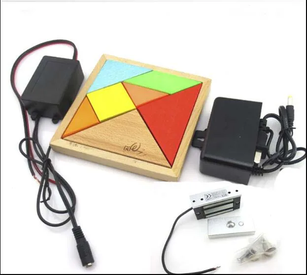 Tangram мозаика разблокировка реквизит для реальных туалетов Лабиринт игр Вечерние