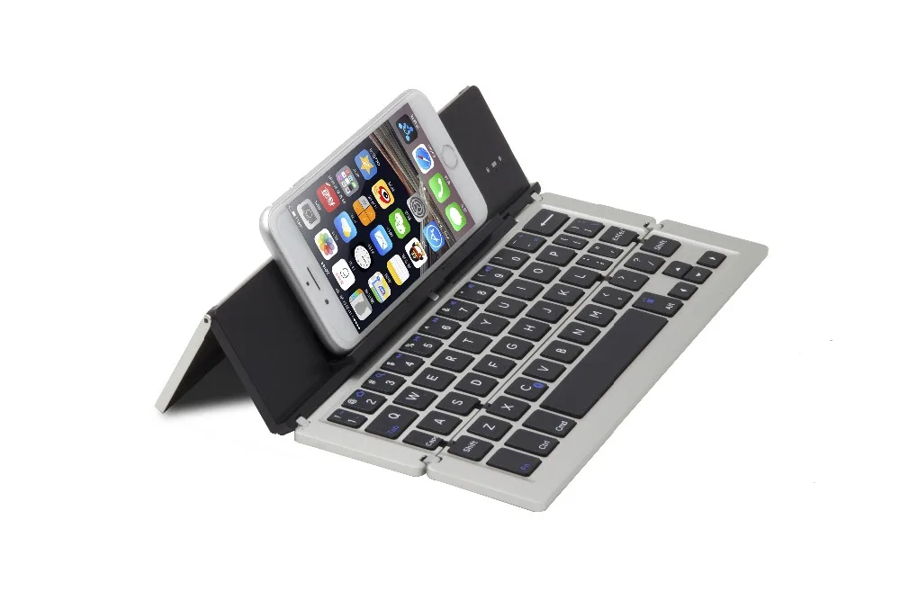 Универсальная беспроводная bluetooth-клавиатура из алюминиевого сплава для iPad, iPhone, samsung, Nokia, IOS, Windows, Android, система, планшет, ПК, телефон