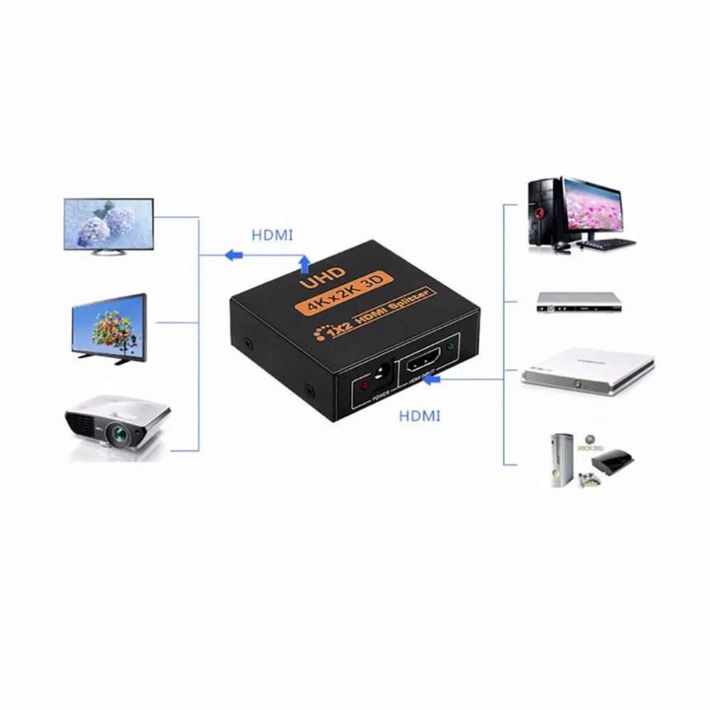 HDMI сплиттер 4 порта переключатель порт для XBOX 360 PS3 PS4 Smart Android HDTV 1080P выхода в 1 Intput 4K *