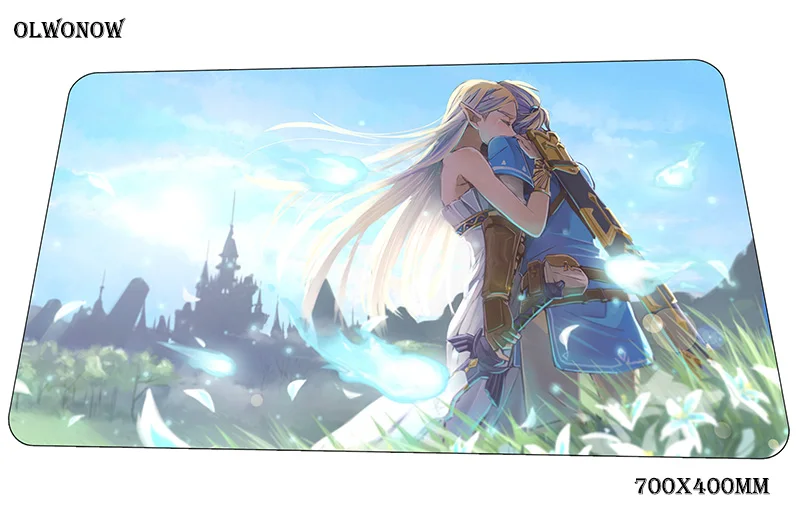 Zelda Коврик для мыши 700x400x3 мм игровой коврик для мыши большой геймерский коврик модный игровой компьютерный стол padmouse клавиатура HD узор игровые коврики