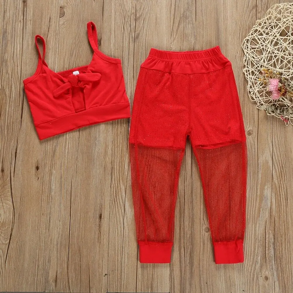 2 7 лет леггинсы и топ на бретельках|Комплекты одежды для девочек| |