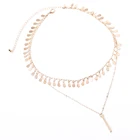 FOMALHAUT Модные Простые в форме капель воды, ожерелье с кисточками в длинная полоса подвески для женщин 2018 ювелирные изделия XS-29