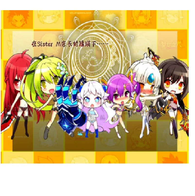 Игра ELSWORD Lu «Холодное сердце» Aisha/Ара в канун акриловый брелок для ключей на фигуре 2-сторонняя 6 см