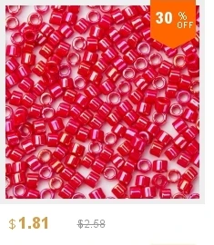 Тайдиан смешанный японский miyuki Seedbead для изготовления ювелирных сережек смешанной формы и цвета бисера 5 грамм