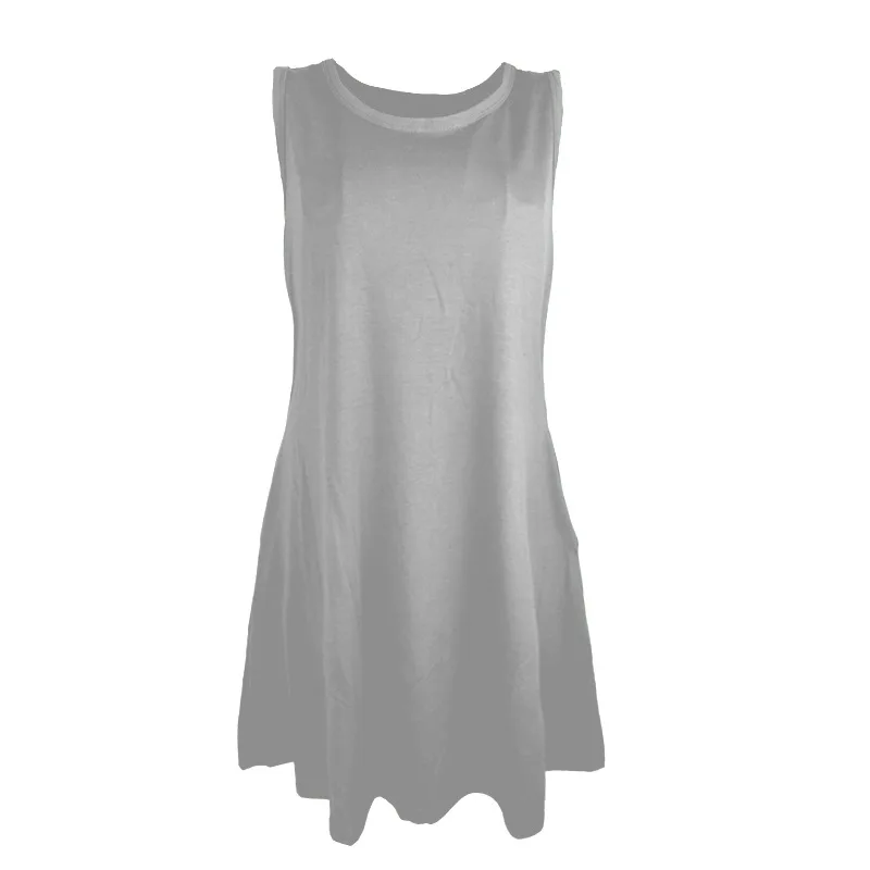 2018 женская сексуальная ночная рубашка без рукавов с карманами и коротким рукавом