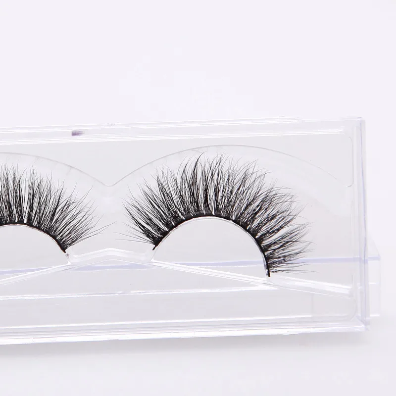 DGL007 100% ручной работы 3D шелк искусственной норки ресницы натуральный длинные