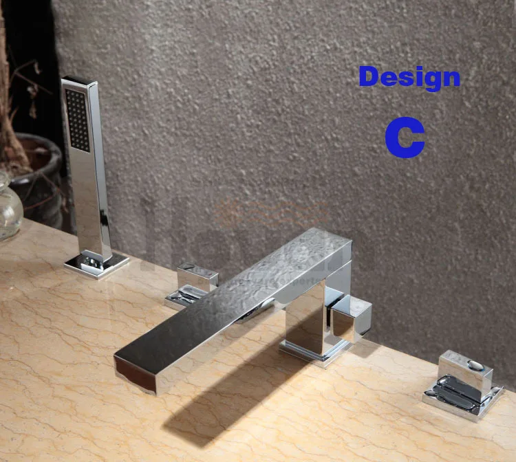 Высококачественный двухфункциональный смеситель Водопад для ванной комнаты 3