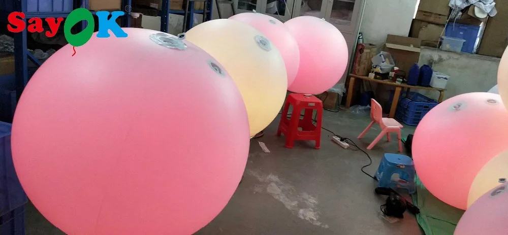 Дизайн ПВХ надувной шар со светодиодом с RGB светильник/ПВХ надувной пляжный шар вода плавающий шар