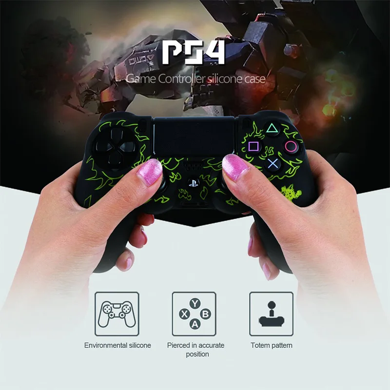 Аксессуары для PS4 Play station 4/Slim/Pro джойстик PS4 силиконовый чехол для Playstation 4 Dualshock4 контроллер защитный чехол