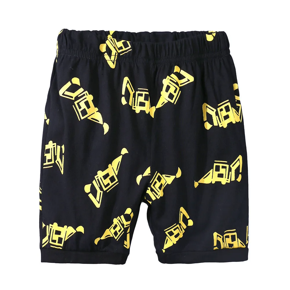 2Pcs Toddler Kids Baby Boys Girls Pajamas Cartoon Print Tops Shorts Outfits Sets children clothing set kids clothes | Детская одежда и